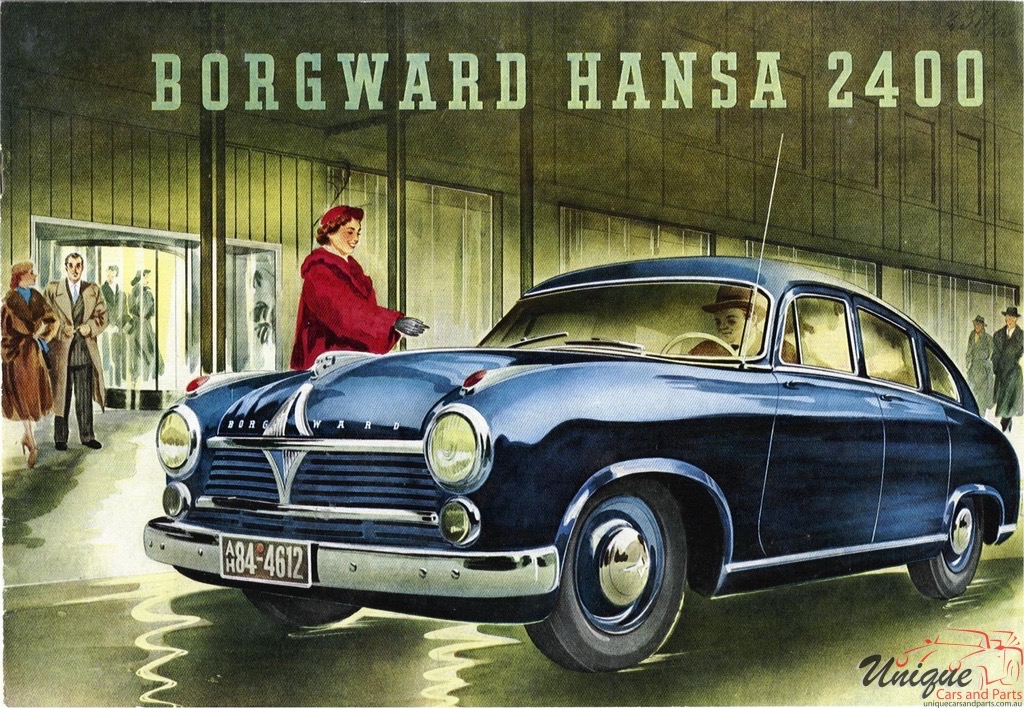 1952 Borgward Hansa 2400 Brochure